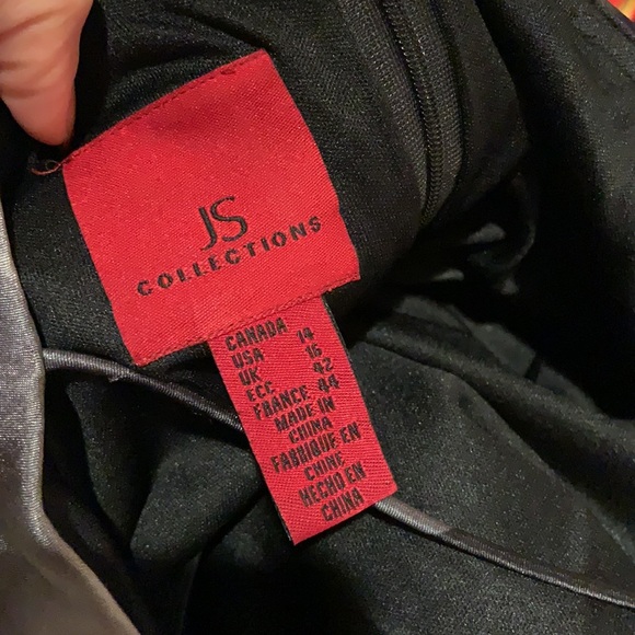 JS Collections ladies ruffle multi layer dress - Picture 8 of 9